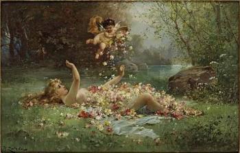 Hans Zatzka : Spring in the Woods